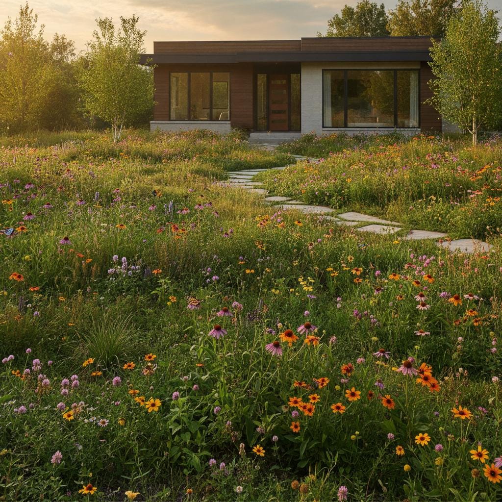Featured image for No-Mow Lawns Bring Pollinators Back to Suburbs