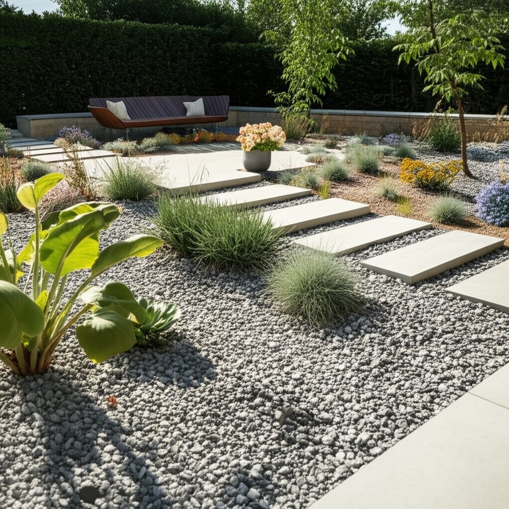 Featured image for Gravel Gardens Cut Yard Work While Adding Year-Round Style