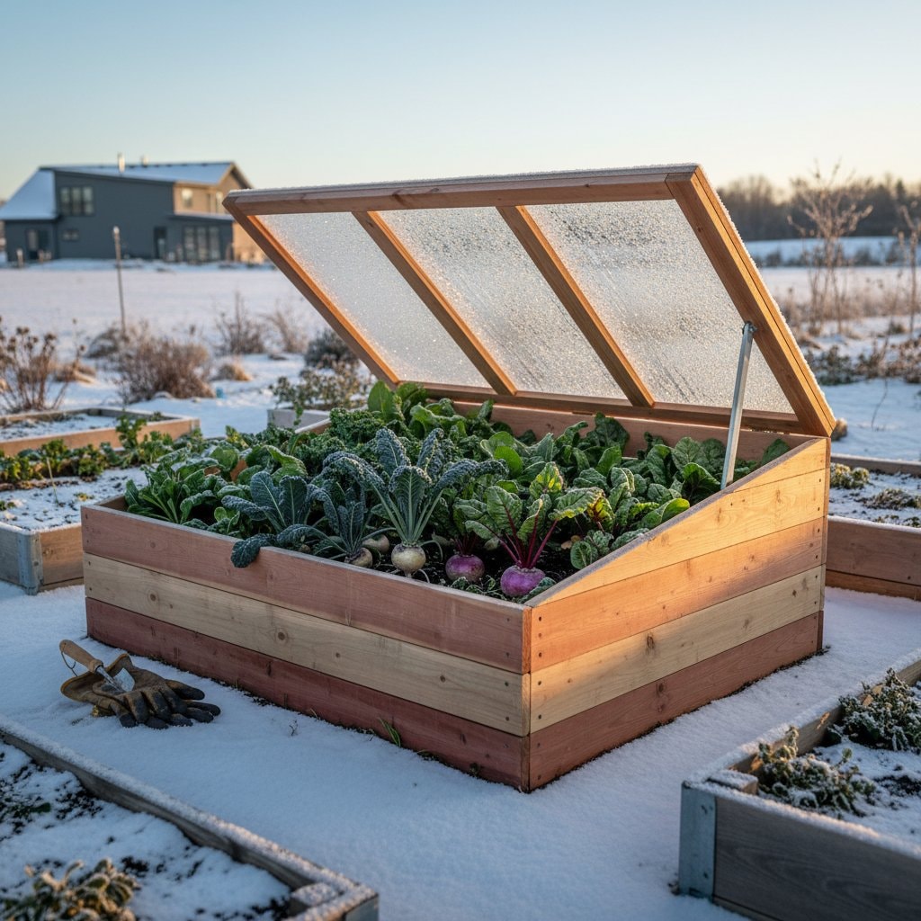 Featured image for Cold Frames Keep Winter Vegetables Growing Strong