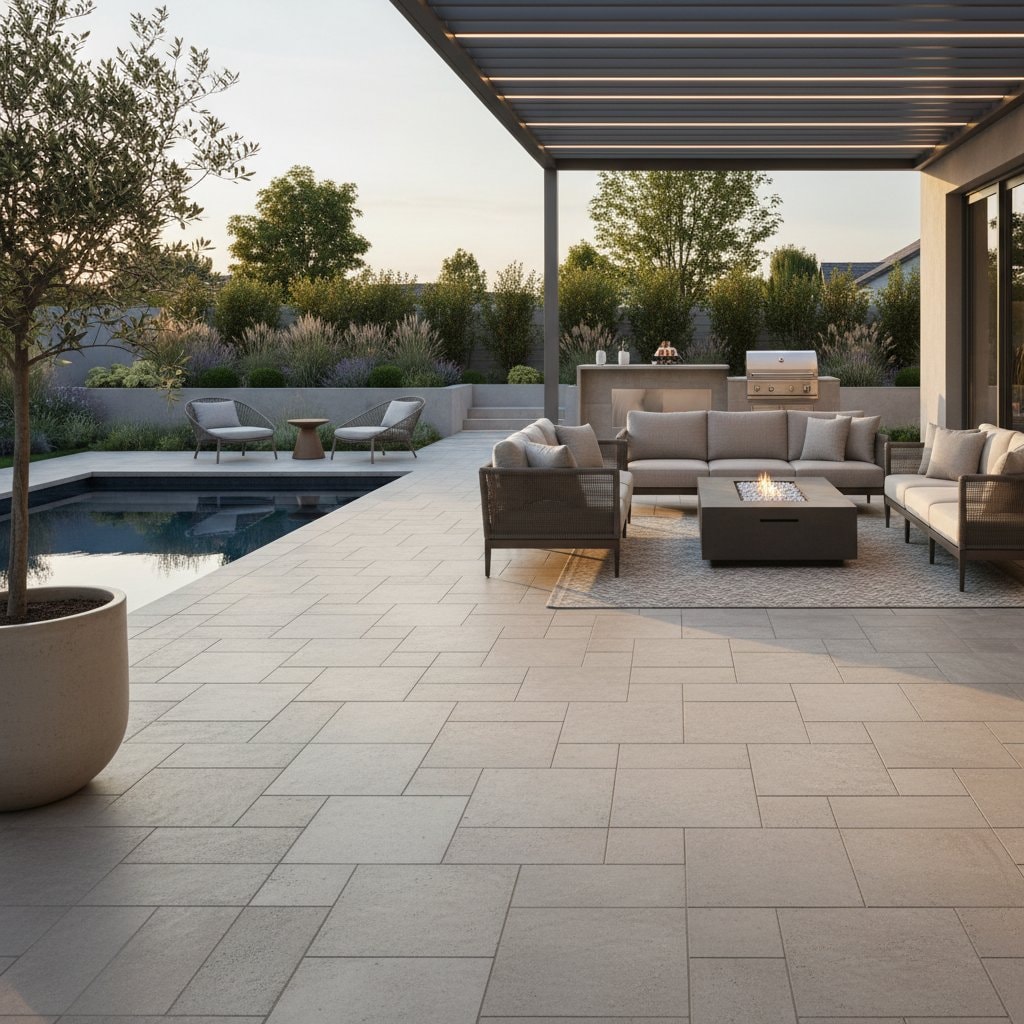 Featured image for Porcelain Pavers: Low-Maintenance Luxury for Patios