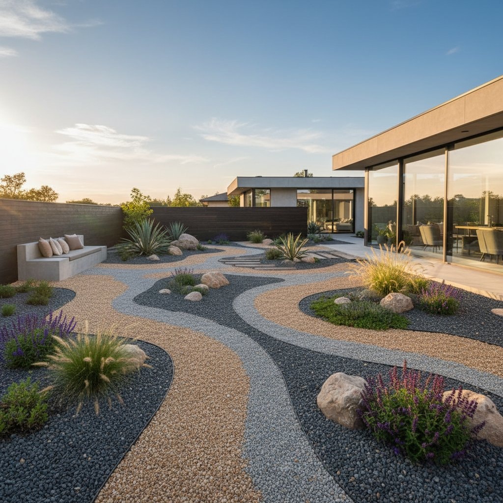 Featured image for Gravel Gardens Replace Lawns With Low-Care Texture