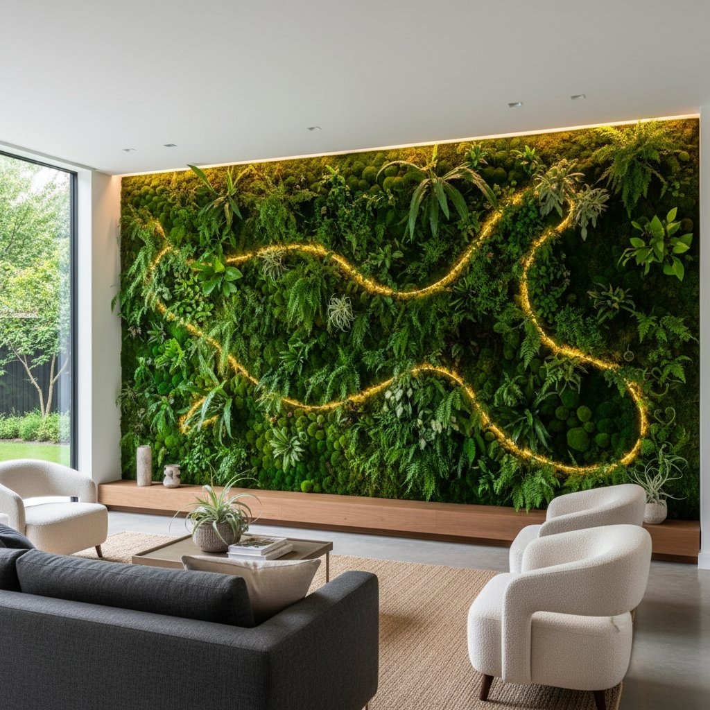 Featured image for Creating Living Walls with Moss and Ferns