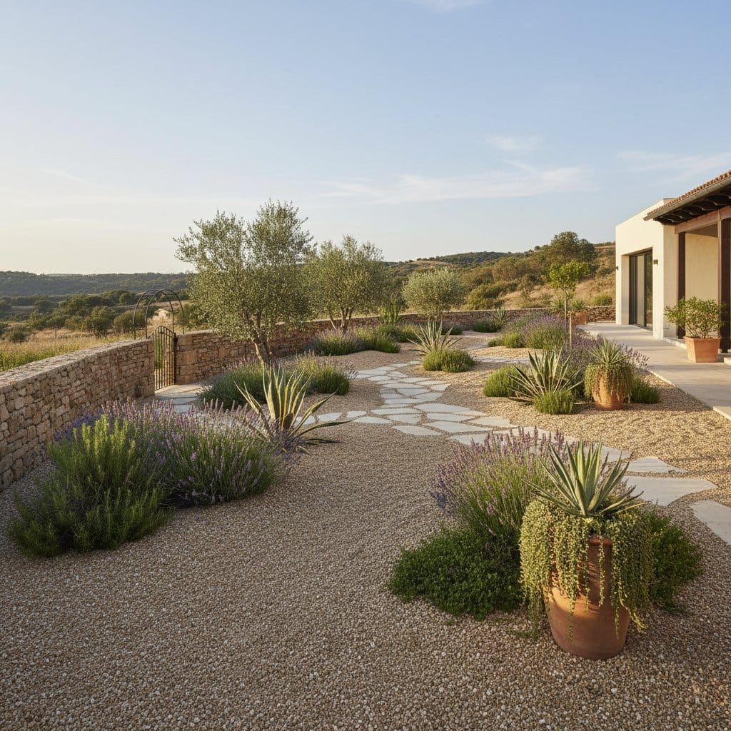 Featured image for Mediterranean Gravel Gardens Thrive in Drought Conditions