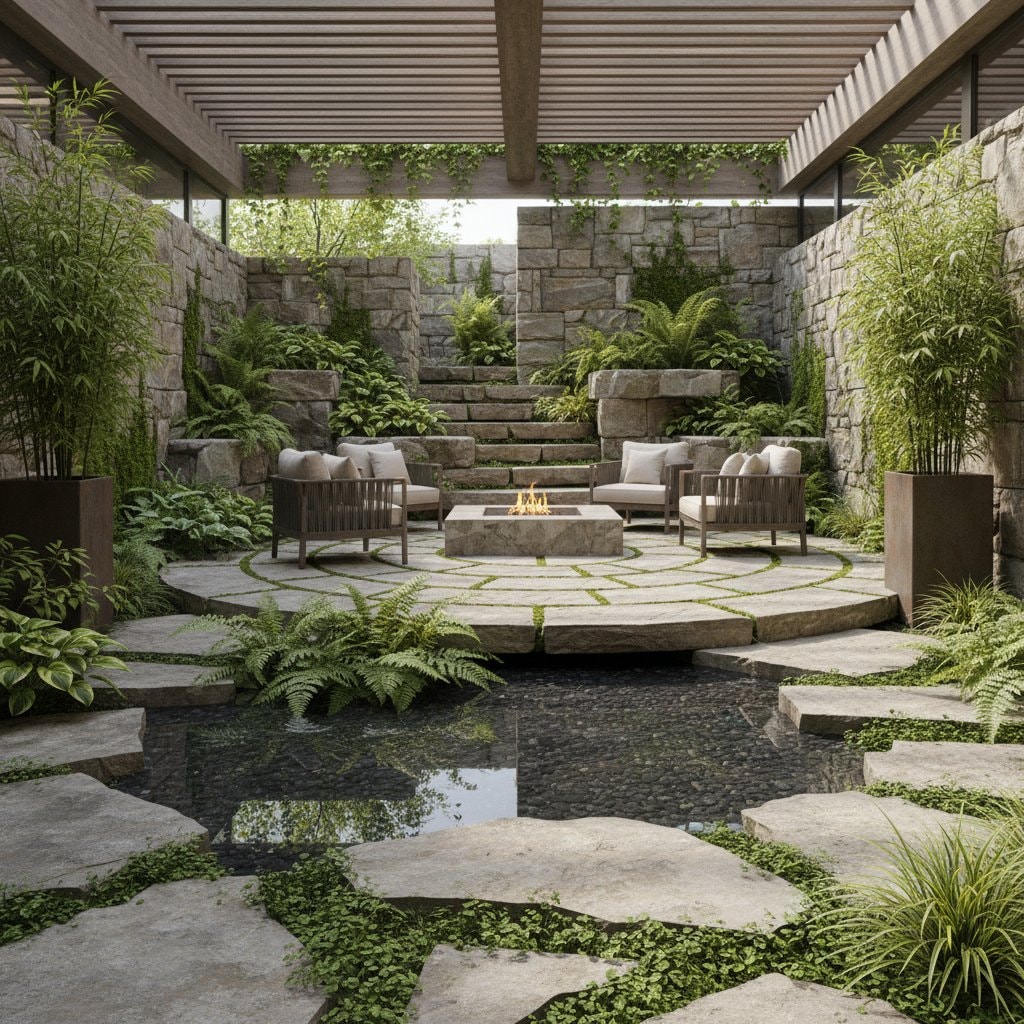 Featured image for Blending Stone and Plants Creates Living Yard Harmony