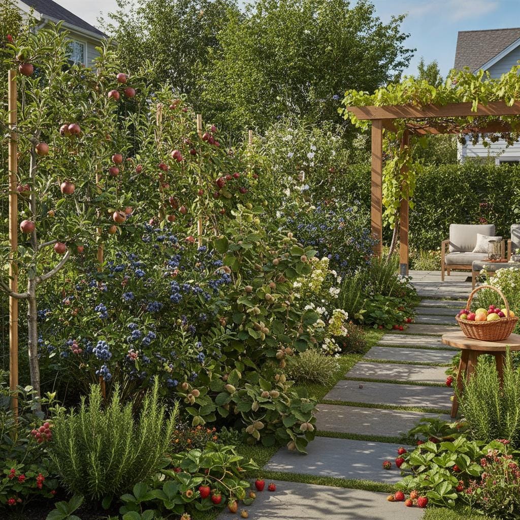 Featured image for Privacy Screens That Grow Delicious Fruit and Nuts