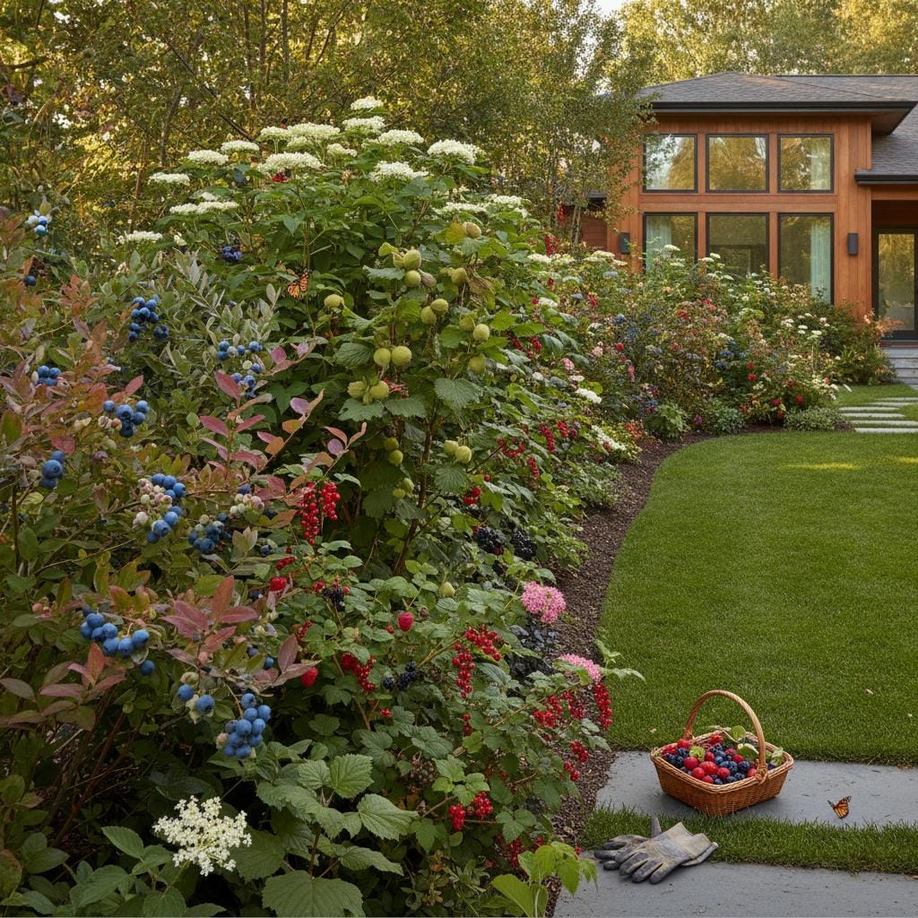 Featured image for Edible Hedges: Privacy That Feeds You Year-Round